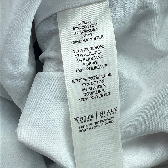 White House Black Market Black, Colorful Houndstooth Pencil Skirt - Picture 5 of 5